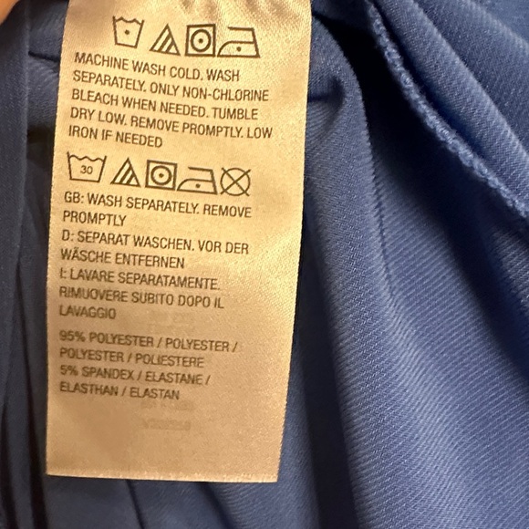 Susan Graver Set of 2 White and Blue Short Sleeve Tops - Picture 4 of 4